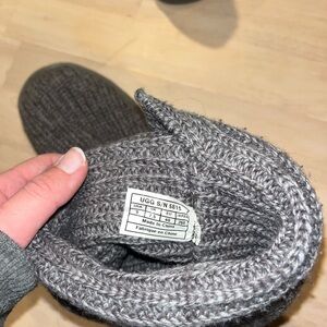 UGG Gray Knit Boots